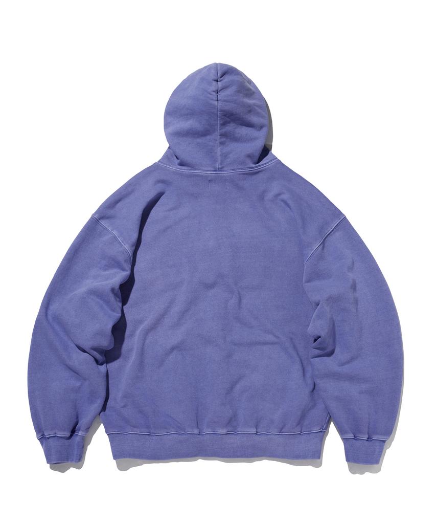 Suade Loose Suade Hood Zip Up [Pigment Purple]