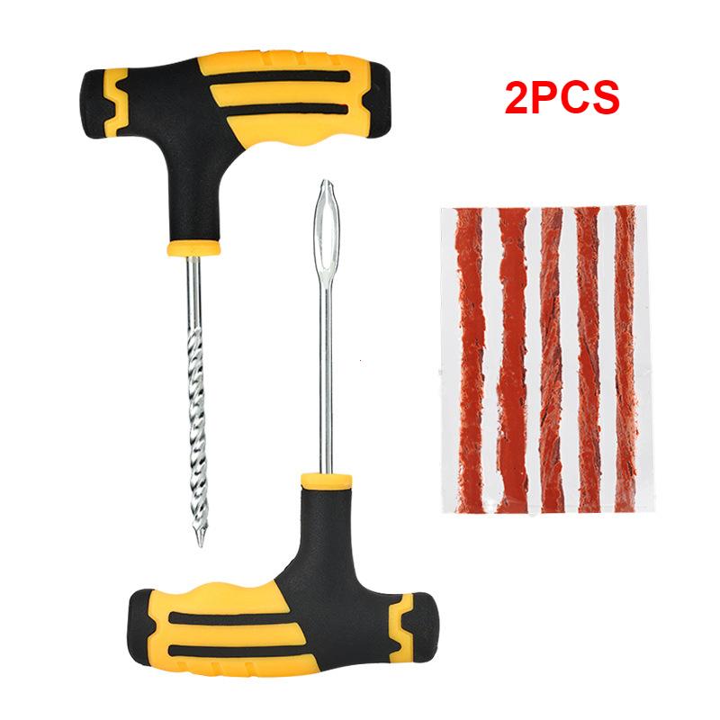 Nieuwe Auto Bandenreparatieset Lekstopgereedschap Bandenlek Noodgeval voor Universele Bandenstrips Roerlijm Reparatiegereedschap Kit