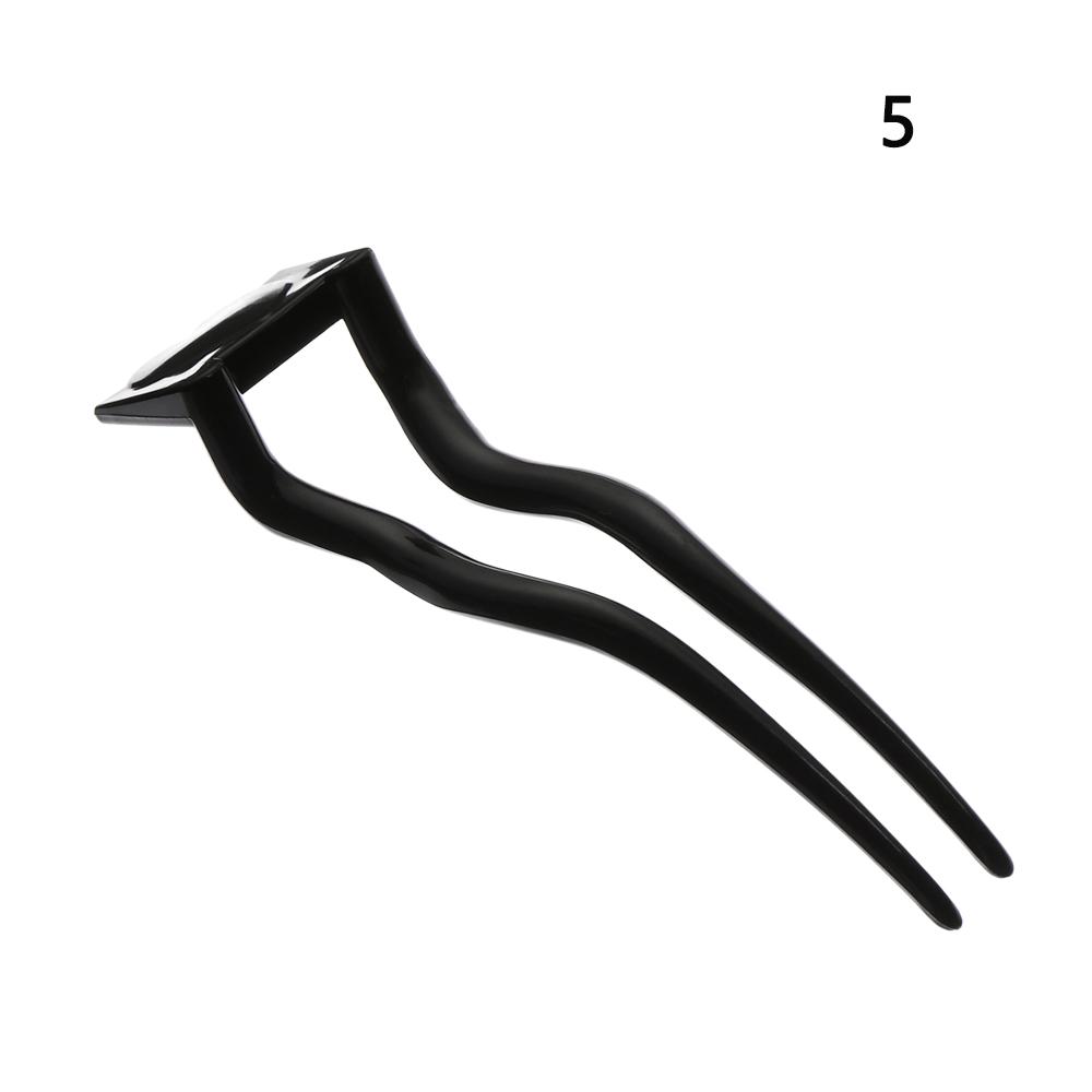 Retro Style U Shaped Hairpin Curved Hair Stick Shell Hair Pin Metal Hair Pin Fork Sticks Pins Women Girls Gift Hair Styling Tool