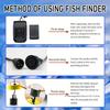 Portable Fish Finder Fishing Sonar Sounder High Quality Color HD Screen Wired Alarm Transducer Fishfinder Fishing Echo Sounder