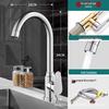 Yuzhu Xuntong Fine Copper Wall-Mounted Kitchen Faucet