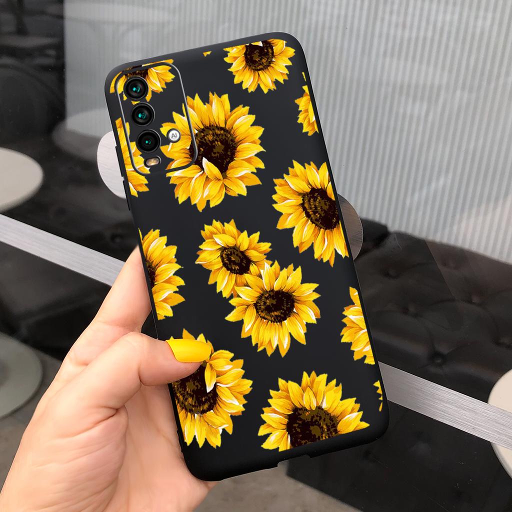 Case For Xiaomi Redmi 9T Case on Redmi 9T Soft Silicone Back Cover Funda For Xiaomi Redmi 9T Candy Color TPU Bumper Cute Cases