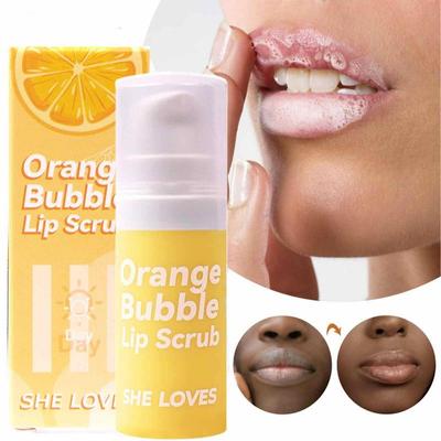Bubble Lip Scrub Exfoliering Ta bort död hud blekna läpplinjer Fuktgivande läppbalsam Närande Återfuktande mask Vård Kosmetika