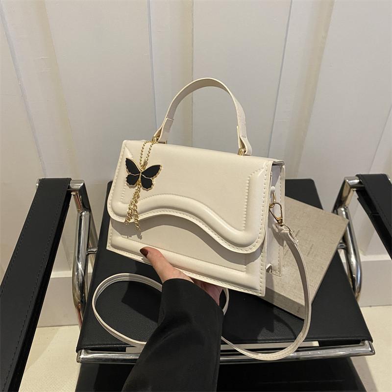 Chic Casual Small Square Bag 2024 Spring New Fashionable Shoulder Bag Trendy Handbag