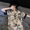Cute Melody pajamas women's Japanese sweet cartoon style loungewear age-reducing girls cardigan short-sleeved set