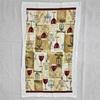 1Pc 38x63cm Colorful Flower Printed Cotton Tea Towel Kitchen Dishcloth Water Absorption Household Cleaning Cloth