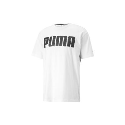 X Joshua Collaboration Solid Color Printed Logo Round Neck Casual Sports Short Sleeve T-Shirt Men Tops White 535432-02