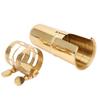 Alto Saxophone Mouthpiece Kit Ligature Cap Fasteners Parts Metal Music Instrument Accessories