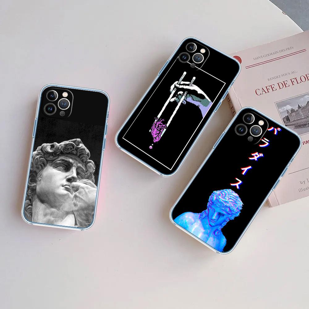 PP25 David Statue funny Phone Case for Motorola Moto Edge 20 30 40 50 S30 Fusion Ultra Pro Neo Lite + G200 G23