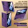 Applicable to Samsung ZFold8Ultra folding mobile phone case fold8 matte skin magnetic suction center shaft bracket protective cover