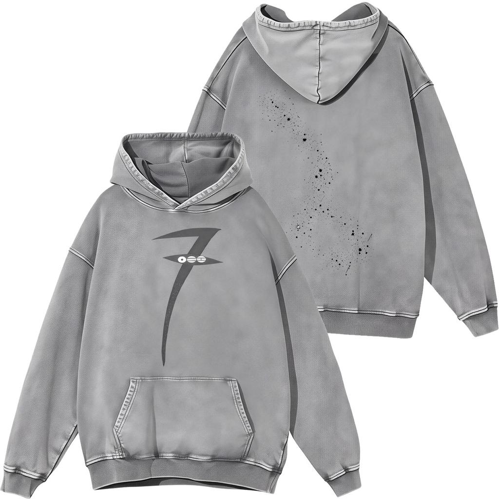 Printed Crew Neck Sweatshirt, Unisex Long Sleeve Loose Fit Pullover, Casual Cotton Blend Top for Men Women Daily Wear