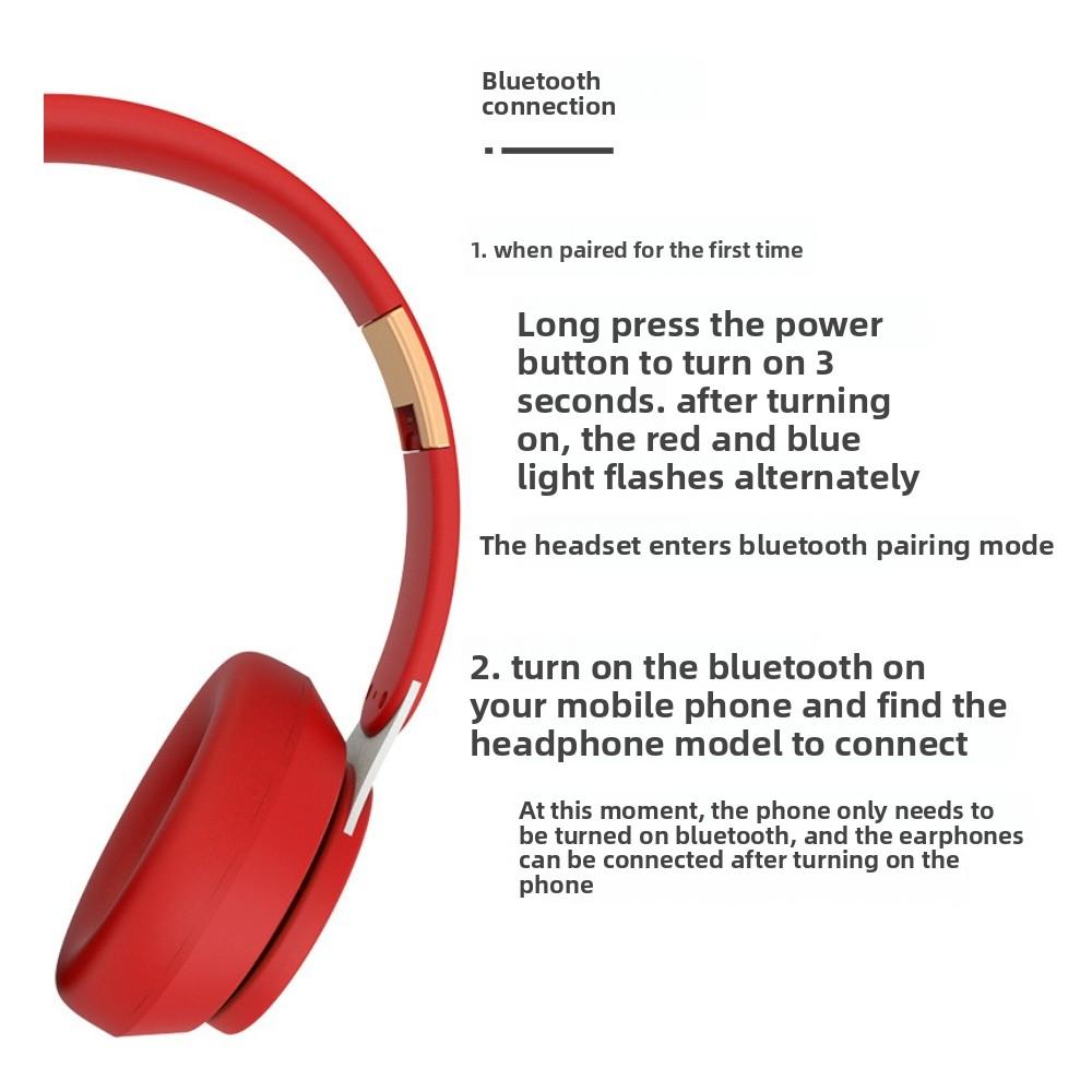Wireless Headset Bluetooth Headset Subwoofer Stereo Card Sports Computer Headset