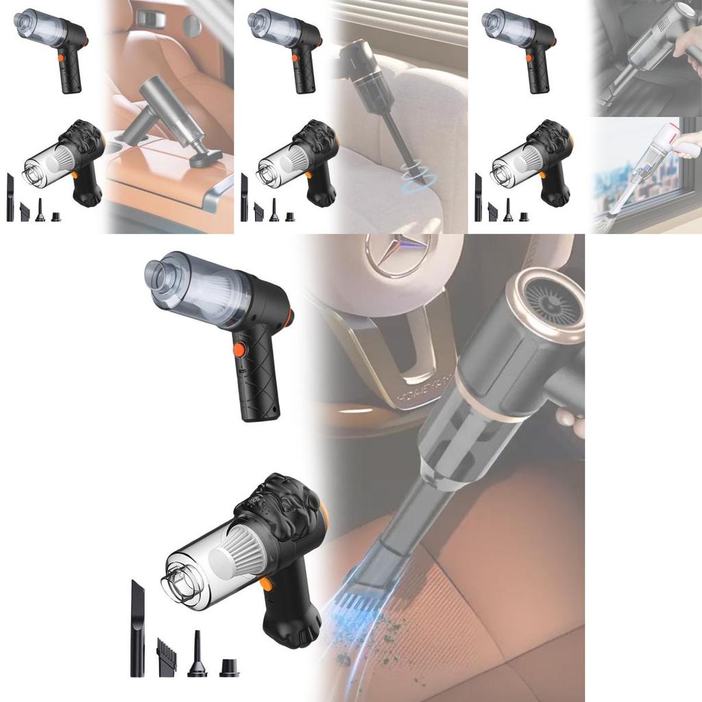 Handheld Car Vacuum Cleaner With Powerful Suction For Interior Cleaning