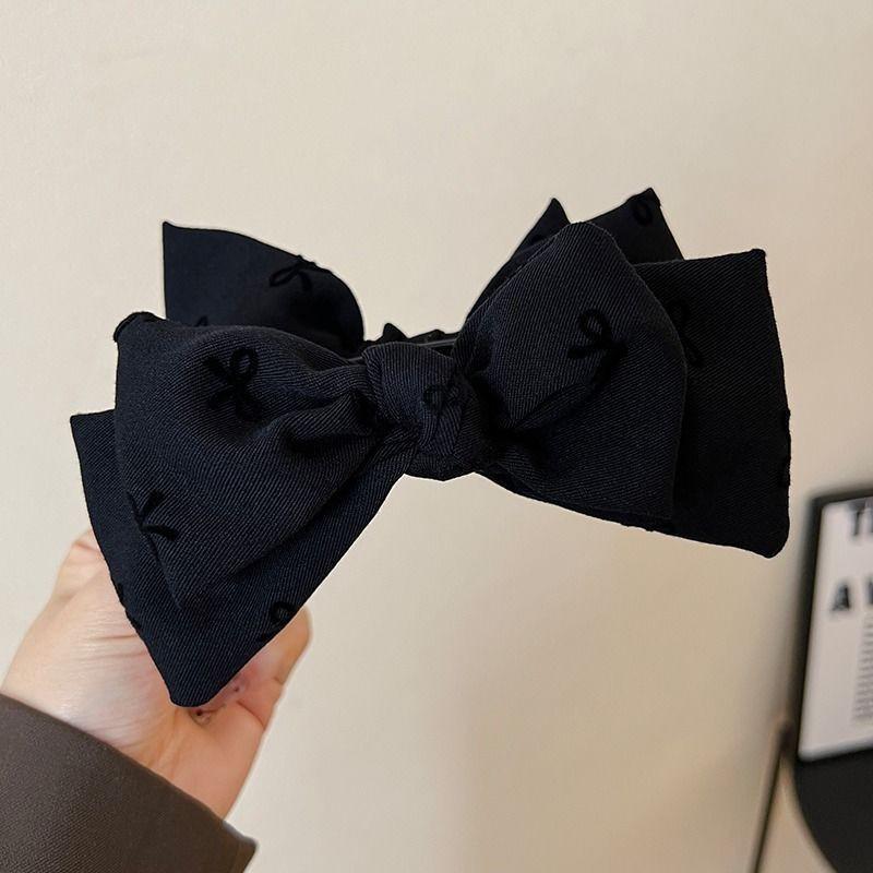 Temperament and Elegance Bow Ball Head Clip Hairpin High-grade Hairpin Back of The Head High Ponytail Hairpin