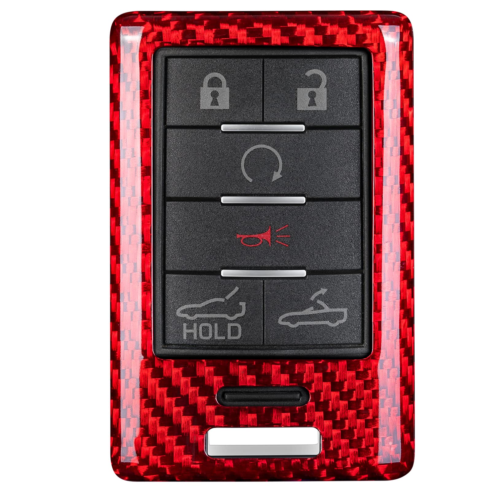 

Real Glass Fiber Key Fob Cover for Chevrolet Corvette Key Fob Case Cover for Cadillac and Escalade Keyless Entry Shell for C7 Corvette 2014 T-carbon