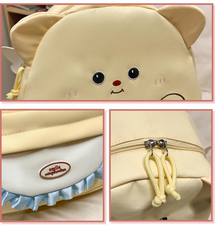 Cartoon Welpen Mini Rucksack: Japanischer Stil für Studenten & Frühlingsausflüge