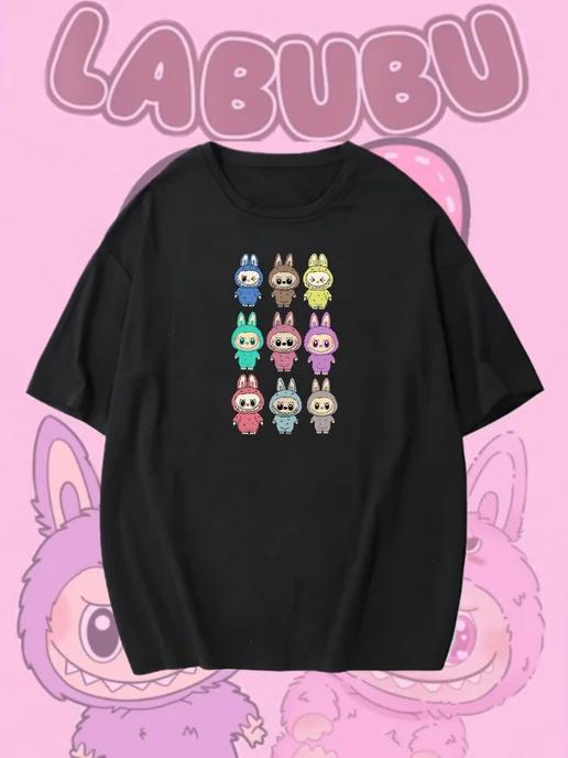 Oversized T-shirt with a Labubu print XL