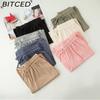 BITCED Ice Silk Wide-Leg Trousers for Women Spring/Summer Lightweight Slimming Loose-Fit Drapey Breathable Straight-Leg Casual Floor-Length Trousers