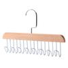 Wooden Strappy Clothes Drying Rack, Multi-functional Underwear VestTie Dormitory Hook
