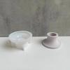 Tealight Candle Holder Resin Molds Succulent Planter Silicone Mold Epoxy Casting Mold for DIY Candlestick Jewelry Box