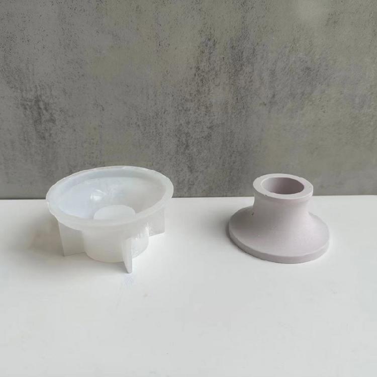 Tealight Candle Holder Resin Molds Succulent Planter Silicone Mold Epoxy Casting Mold for DIY Candlestick Jewelry Box