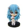 Q-Version 6 Stück/Set Anime Eva Asuka Ayanami Rei Kawaii Figur PVC Modell Spielzeug Desktop Dekorative Spielzeuge Sammlerstücke Geschenke