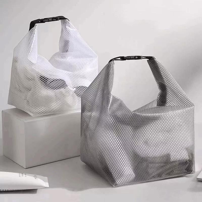 Su Geçirmez Saklama Çantası Fitness Kıyafetleri, Yüzme Banyo Büyük Kapasiteli İpli Erkek ve Kadın Dış Mekan Tuvalet Malzemeleri Çantası