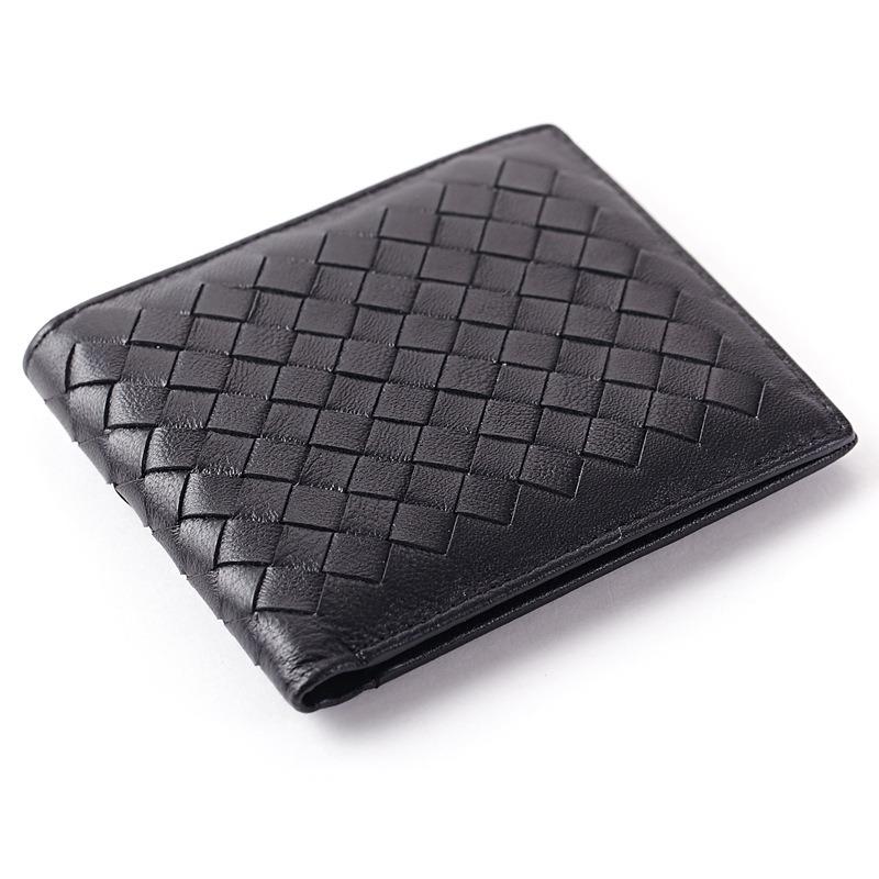 Sheepskin Woven Wallet Daiga Wallets High-end Soft-faced Leather Hand Change Clip Oem