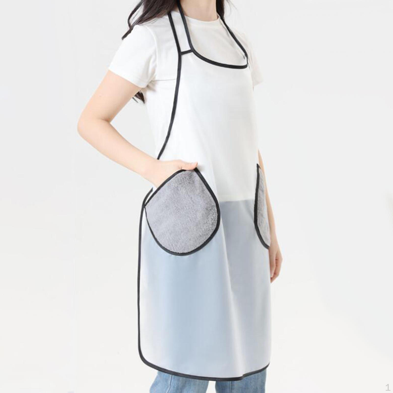 

Apron with Handy Wipe Pockets for Culinary Experts білий