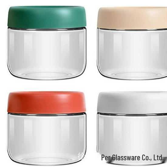 Cross-Border Glass Kitchen Storage Jar for Grains and Yogurt