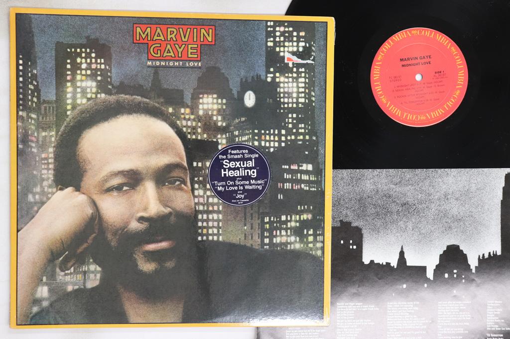 LP Record MARVIN GAYE - Midnight Love FC38197 COLUMBIA 1982 US Soul/Funk Used