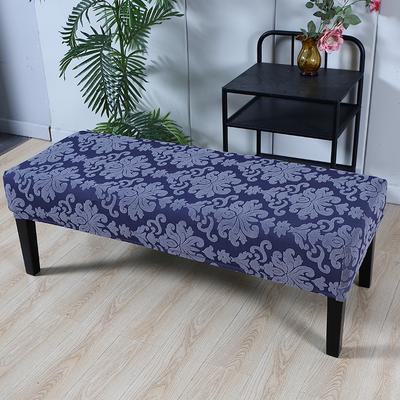 Luxury Jacquard Long Bench Cover Furniture Decoration Printed Elastic Stretch Material Protect For Pets And Kids