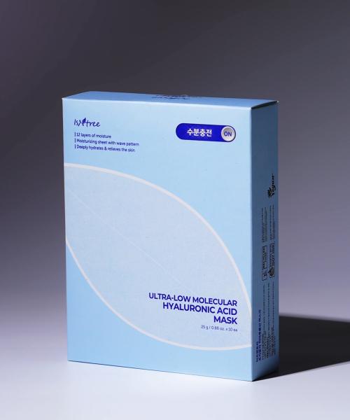 ISNTREE Ultra-Low Molecular Hyaluronic Acid Mask Pack 1BOX (10 Sheets)