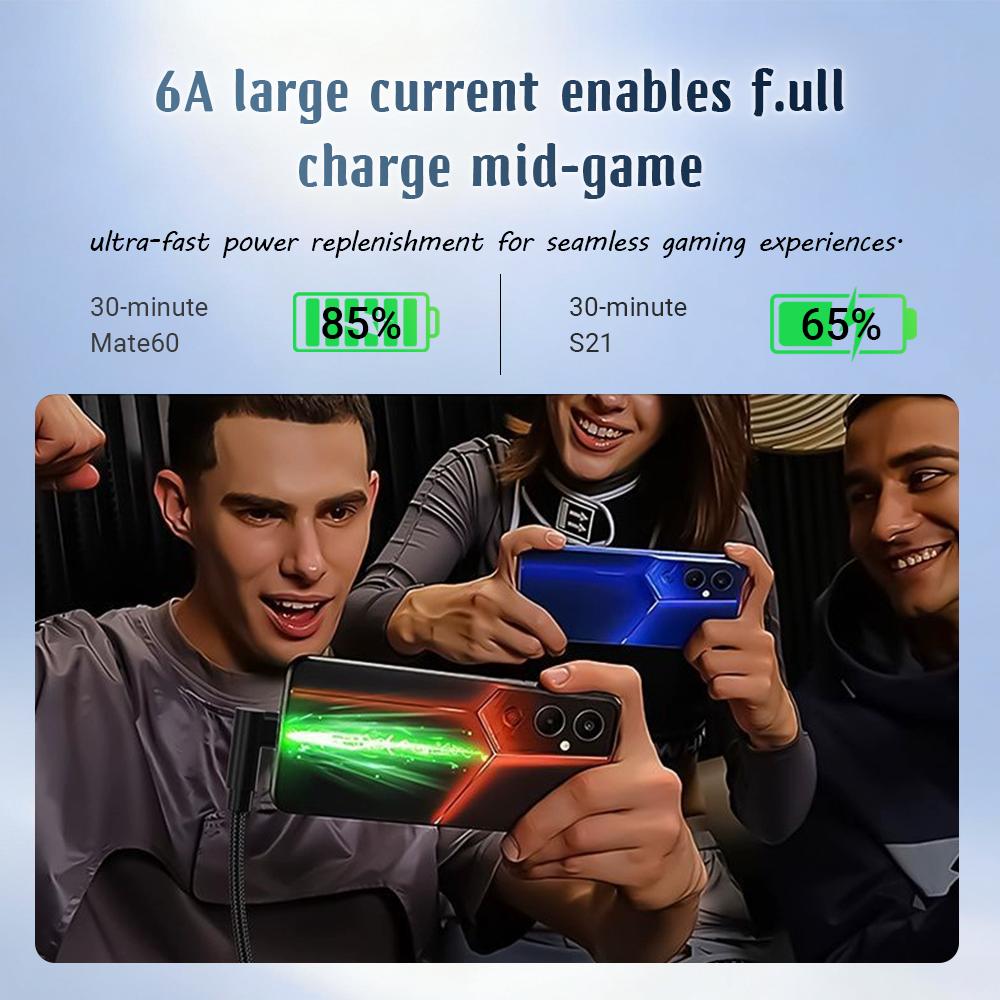 60W USB Type-C 90° Fast Charging Cable Degree Elbow Type-C Fast Charging Cord for Samsung Xiaomi Huawei OnePlus Android Devices