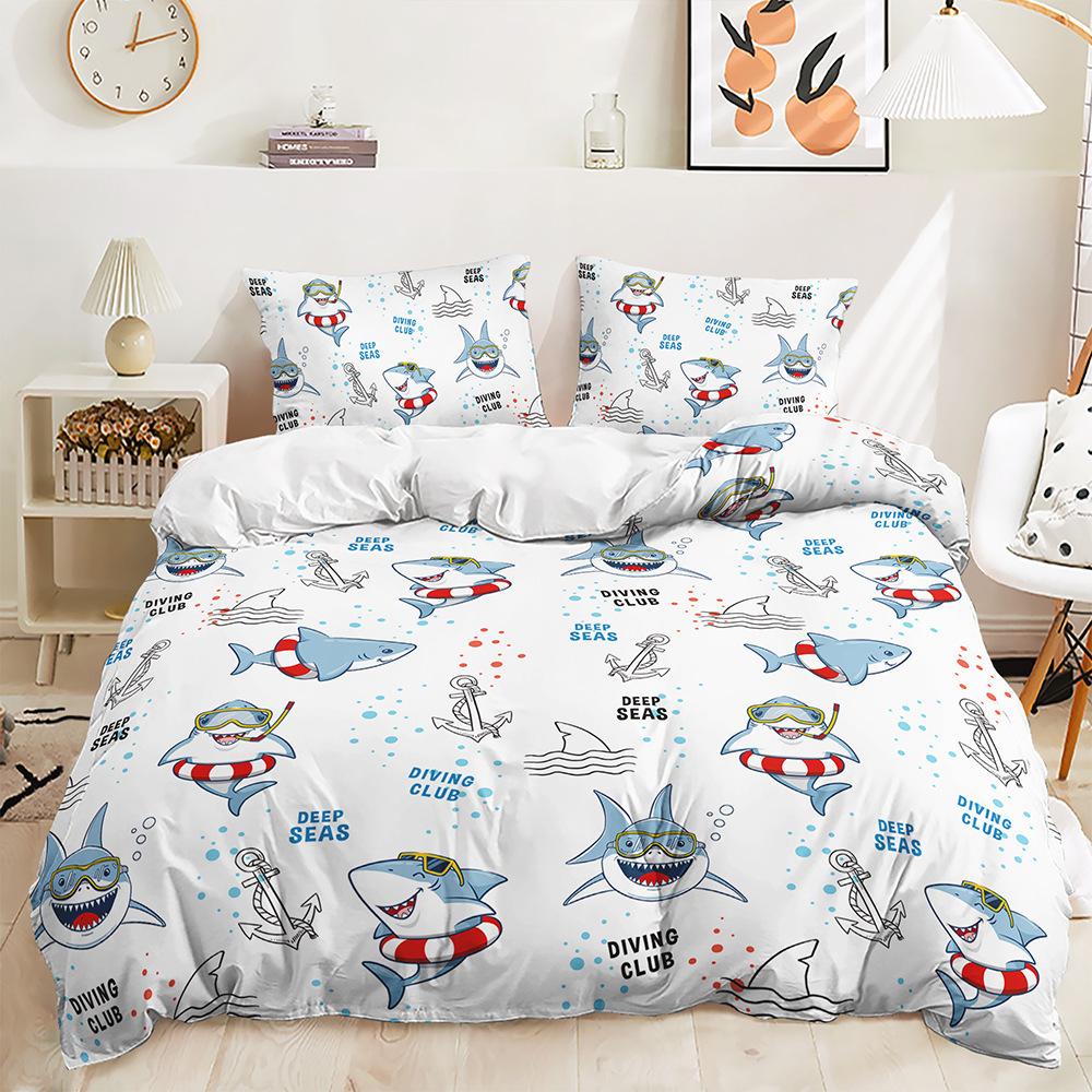 Fashion Technology Printing, 3D Digital Printing, Bedding, Duvet Covers, Pillowcases, Three-piece Sets