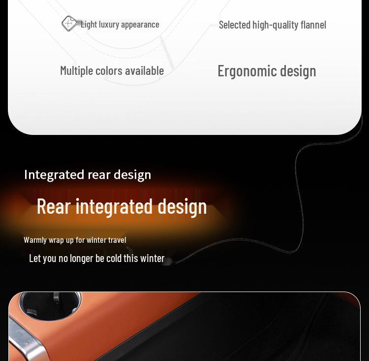BYD Winter Flanell Sitzkissen für Han EV, Qin L, Song L, Seal, Seagull, Yuan Plus und Tang DM