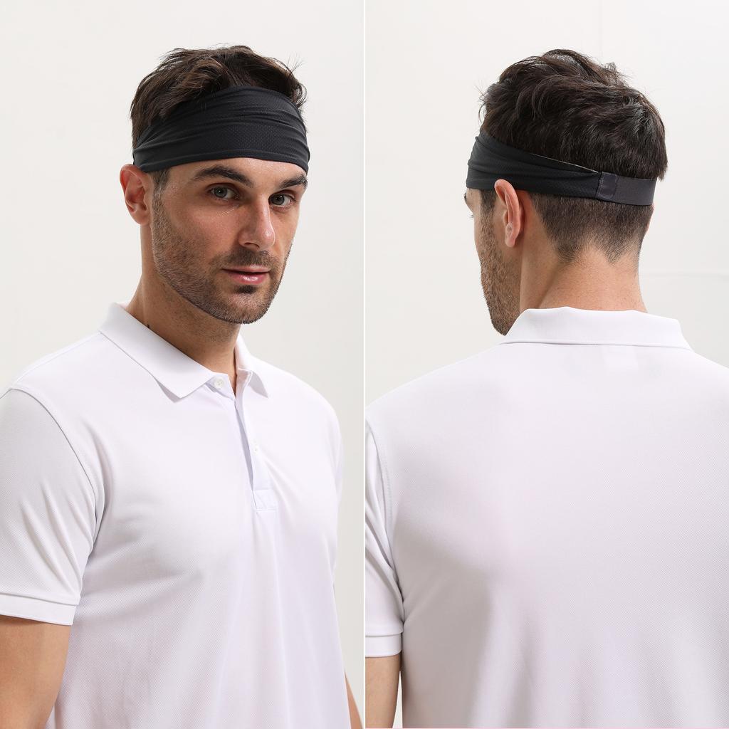 Sport Stirnband Laufen Fitness Schweißband Schnelltrocknend Elastisch Saugfähig Herren Damen Radfahren Yoga Fitnessstudio Haarband