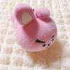 [USED] BT21 COOKY Lying Down Plush Toy Keyring Mascot