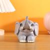 Cute Elephant Pen Pencil Holder - Fashion Desk Organizers for Home Office - Adorable Animal Ornament, Makeup Brush Holder