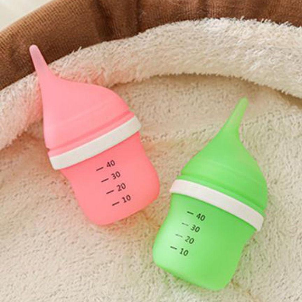 Bite Resistance Pet Nurser Bottle 40ml Dog Kitten Milk Feeding Bottle  Pet Nursing