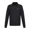 Superior Men'S Collared Half-Zip T-Shirt Black (Im0Ftty10539)