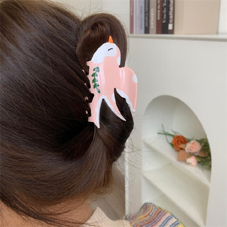 Elegantní spona do vlasů vlaštovka pro dospělé a studenty Stylingová spona Držák na culík Dámská Ins Styl Silná spona