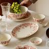 OIMG Nordic Floral Ceramic Serving Plate