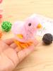 Walking Jumping Wind Up Clockwork Chicken Plush Toy Cute Cartoon Animal Doll Kids Gift