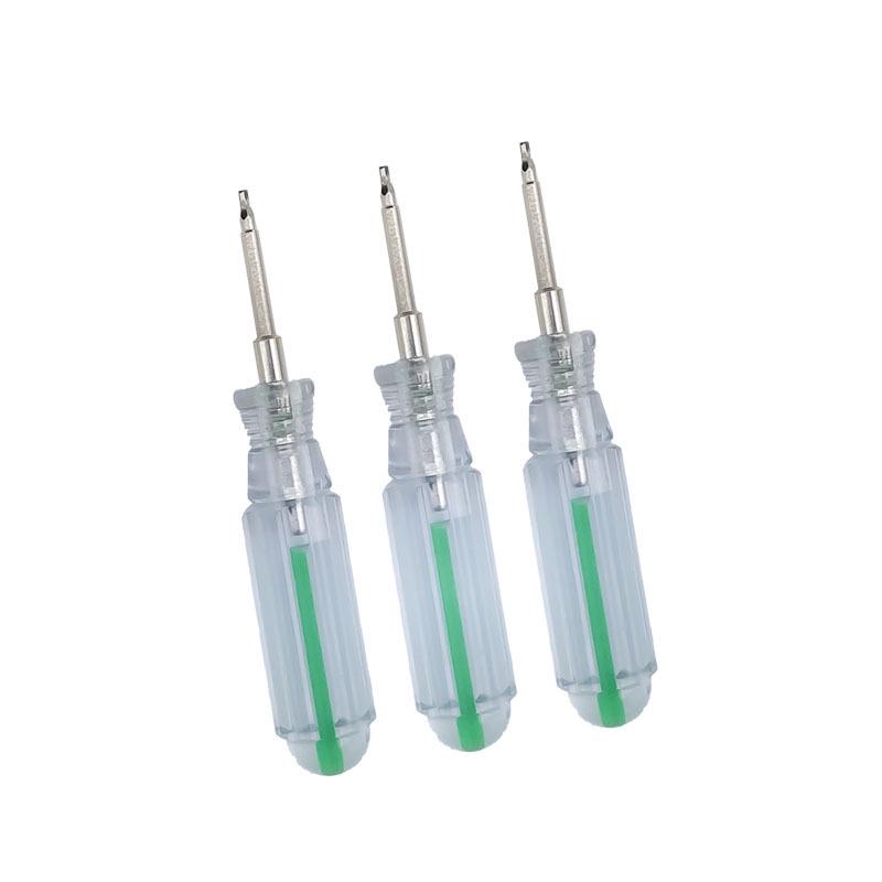 1.5mm Hex Socket Carbon Steel Screwdriver with Crystal Handle for Toy Disassembly