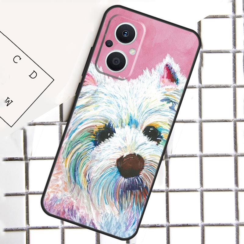 Westie Dog Phone Case For OPPO Reno 14F 13F 12F 11F 10 Pro 8T 7 8 Lite OPPO Find X8 X6 X5 X9 Pro Cover