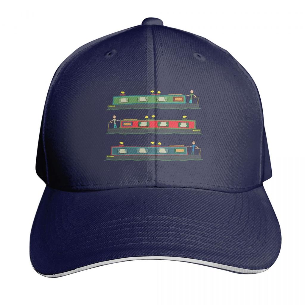 Narrowboat Baseball Cap Breathable Mesh Back Adjustable Buckle Closure Moisture Wicking Quick Dry