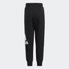 adidas Knitted Sports Pants With Brand Logo Comfortable Breathable Casual Kids Bottoms Black HM9689