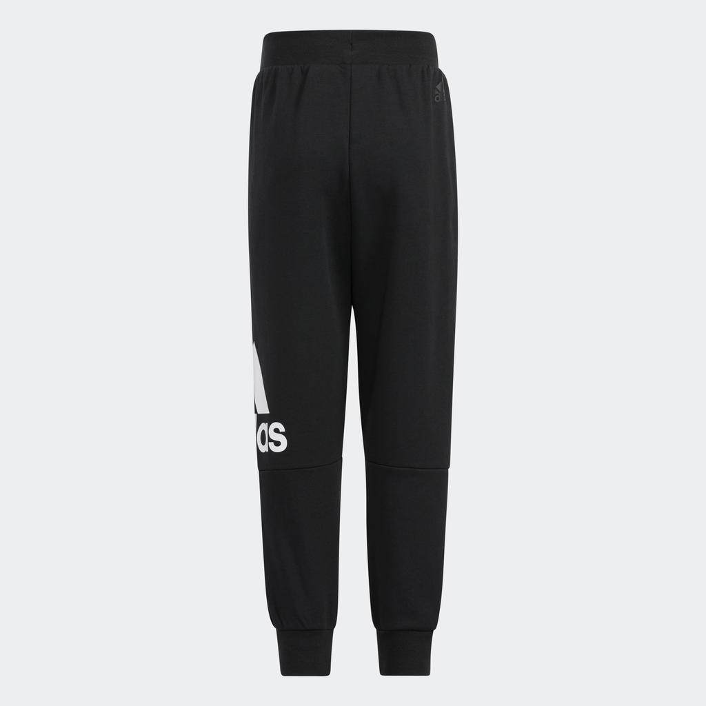 adidas Knitted Sports Pants With Brand Logo Comfortable Breathable Casual Kids Bottoms Black HM9689
