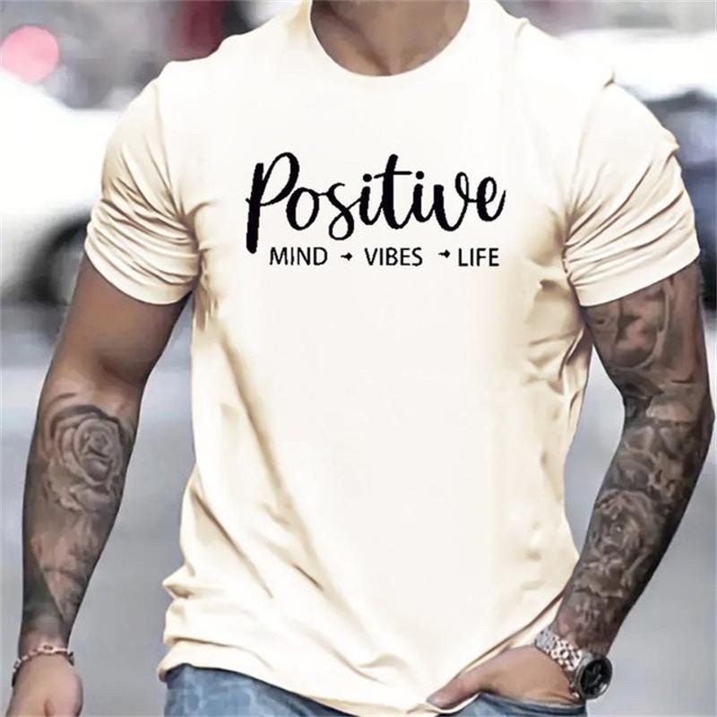 Funny 3D Letter Print T Shirt For Men Fashion Simplicity Harajuku Oversized T-shirt Summer Casual O-neck Short Sleeve Loose Tops